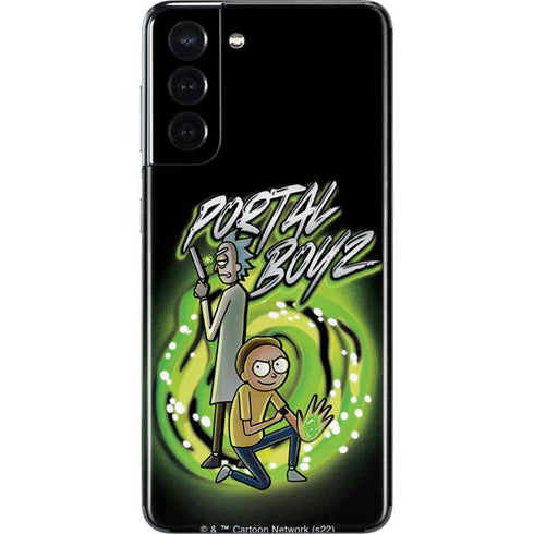 Adult Swim Rick and Morty Portal Boyz Galaxy S21 5G Skin