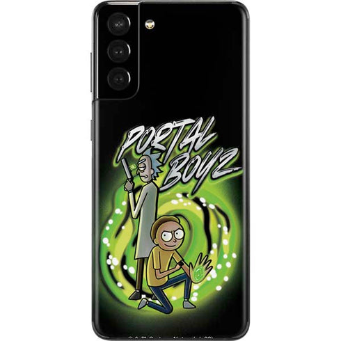 Adult Swim Rick and Morty Portal Boyz Galaxy S21 Plus 5G Skin