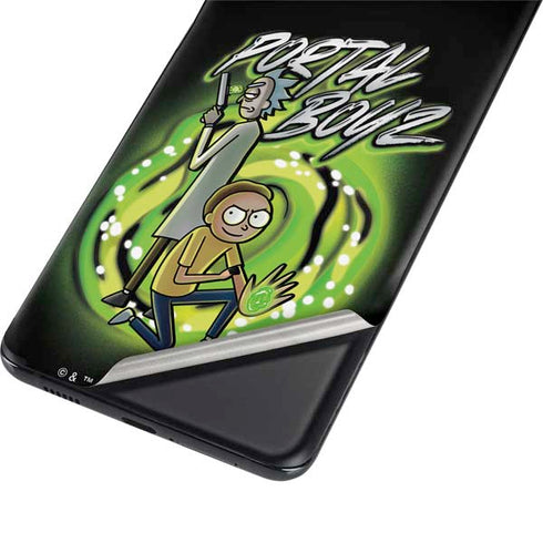 Adult Swim Rick and Morty Portal Boyz Galaxy S21 Plus 5G Skin