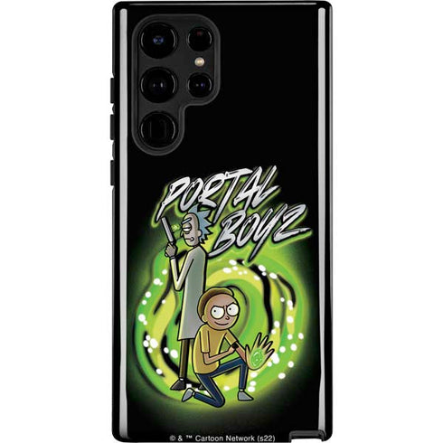Adult Swim Rick and Morty Portal Boyz Galaxy S22 Ultra Pro Case