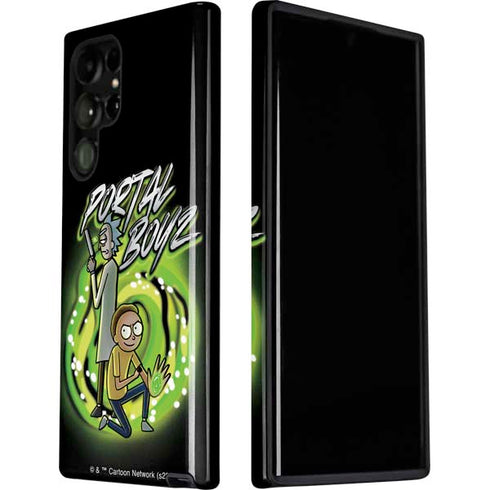 Adult Swim Rick and Morty Portal Boyz Galaxy S22 Ultra Pro Case