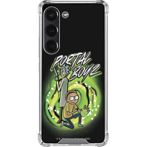 Adult Swim Rick and Morty Portal Boyz Galaxy S23 Clear Case