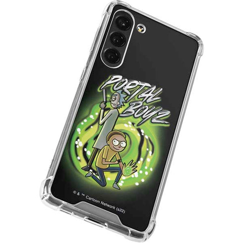 Adult Swim Rick and Morty Portal Boyz Galaxy S23 Plus Clear Case