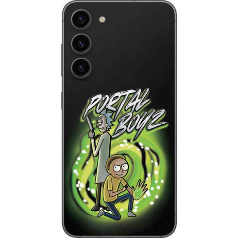 Adult Swim Rick and Morty Portal Boyz Galaxy S23 Plus Skin