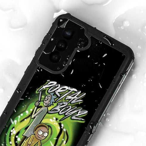 Adult Swim Rick and Morty Portal Boyz Galaxy S23 Plus Waterproof Case