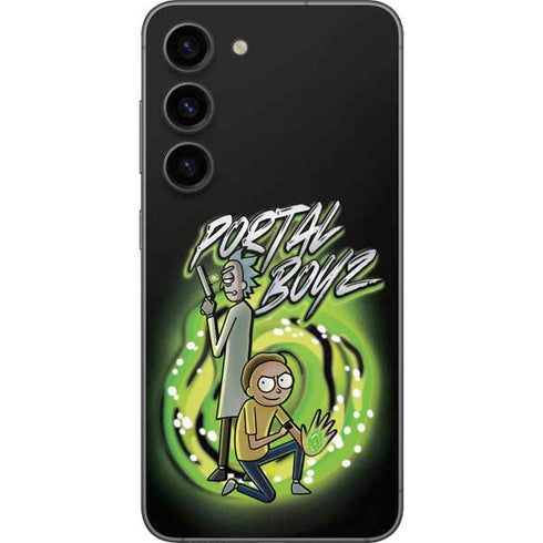 Adult Swim Rick and Morty Portal Boyz Galaxy S23 Skin