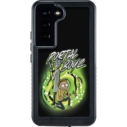 Adult Swim Rick and Morty Portal Boyz Galaxy S23 Waterproof Case