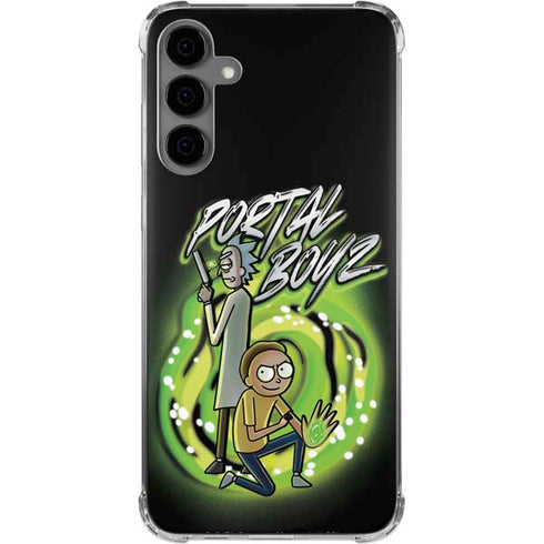Adult Swim Rick and Morty Portal Boyz Galaxy S24 Plus Clear Case
