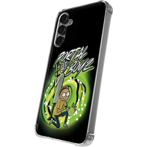 Adult Swim Rick and Morty Portal Boyz Galaxy S24 Plus Clear Case