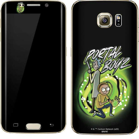 Adult Swim Rick and Morty Portal Boyz Galaxy S7 Edge Skin