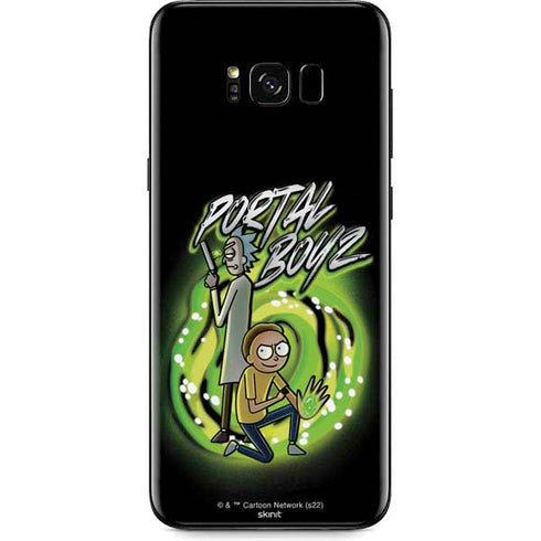Adult Swim Rick and Morty Portal Boyz Galaxy S8 Skin