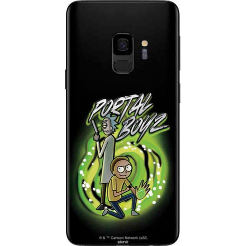 Adult Swim Rick and Morty Portal Boyz Galaxy S9 Skin