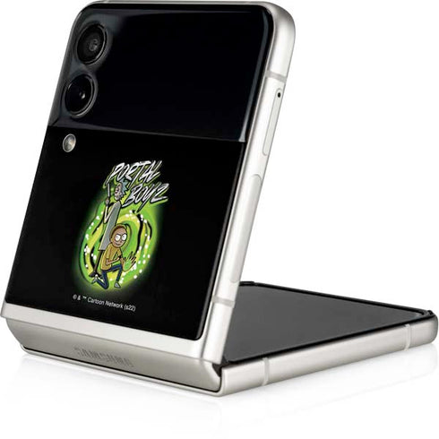 Adult Swim Rick and Morty Portal Boyz Galaxy Z Flip4 5G Skin