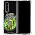 Adult Swim Rick and Morty Portal Boyz Galaxy Z Fold4 5G Clear Case