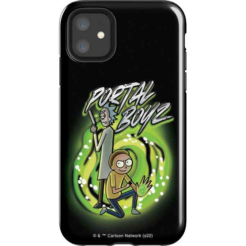 Adult Swim Rick and Morty Portal Boyz iPhone 11 Impact Case