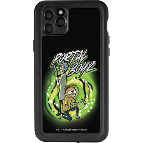 Adult Swim Rick and Morty Portal Boyz iPhone 11 Pro Max Waterproof Case