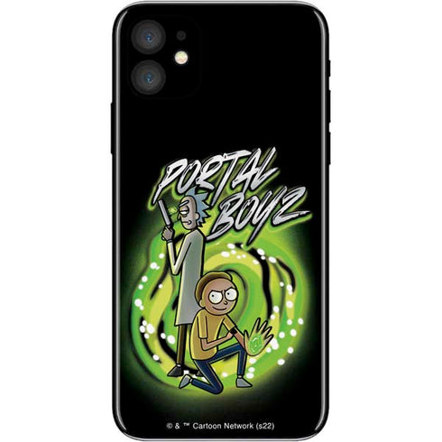 Adult Swim Rick and Morty Portal Boyz iPhone 11 Skin