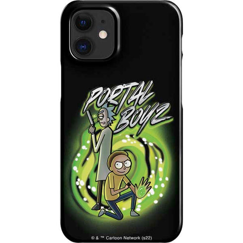 Adult Swim Rick and Morty Portal Boyz iPhone 12 Mini Lite Case