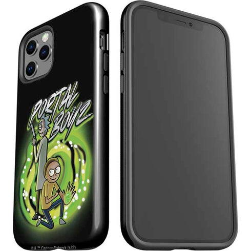 Adult Swim Rick and Morty Portal Boyz iPhone 12 Pro Impact Case