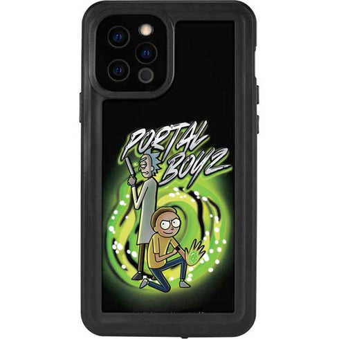 Adult Swim Rick and Morty Portal Boyz iPhone 12 Pro Waterproof Case