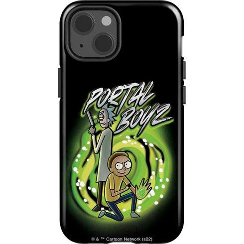 Adult Swim Rick and Morty Portal Boyz iPhone 13 Impact Case
