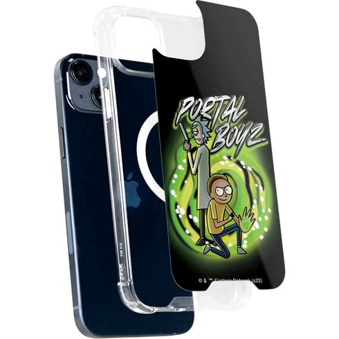 Adult Swim Rick and Morty Portal Boyz iPhone 13 MagSafe Case
