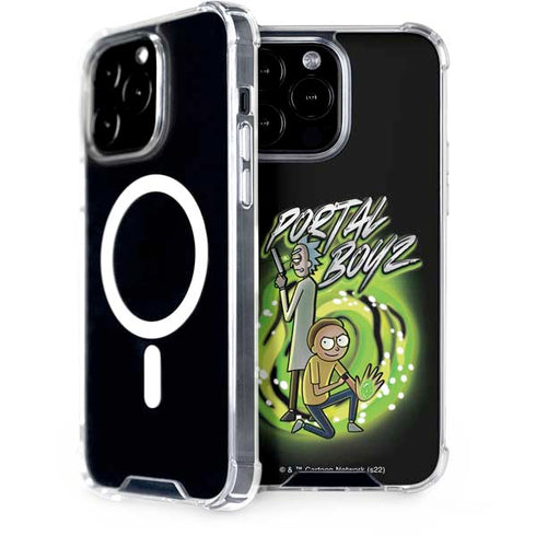 Adult Swim Rick and Morty Portal Boyz iPhone 13 Pro Max MagSafe Case