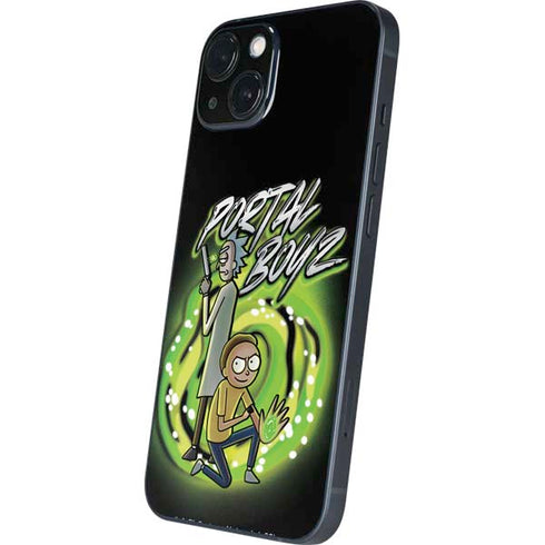 Adult Swim Rick and Morty Portal Boyz iPhone 15 Plus Skin