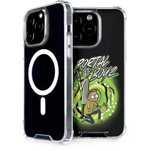Adult Swim Rick and Morty Portal Boyz iPhone 15 Pro MagSafe Case