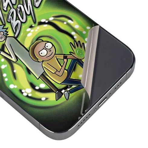 Adult Swim Rick and Morty Portal Boyz iPhone 14 Pro Max Skin