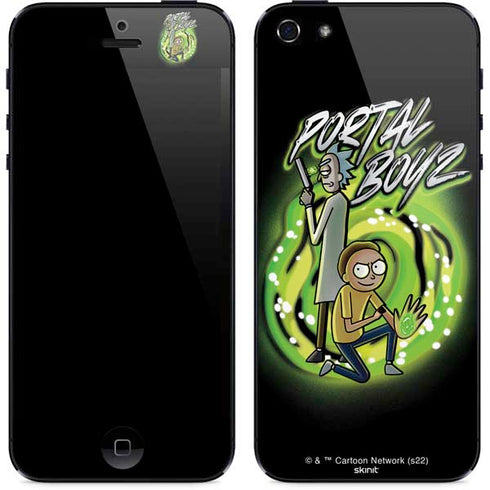 Adult Swim Rick and Morty Portal Boyz iPhone 5/5s/5SE Skin