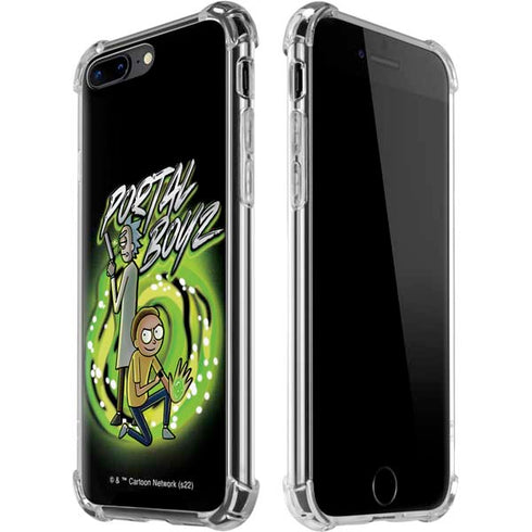 Adult Swim Rick and Morty Portal Boyz iPhone 7/8 Plus Clear Case