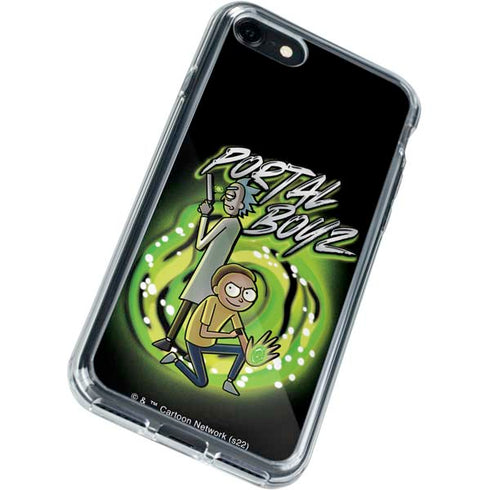 Adult Swim Rick and Morty Portal Boyz iPhone SE (2nd & 3rd Gen) Clear Case