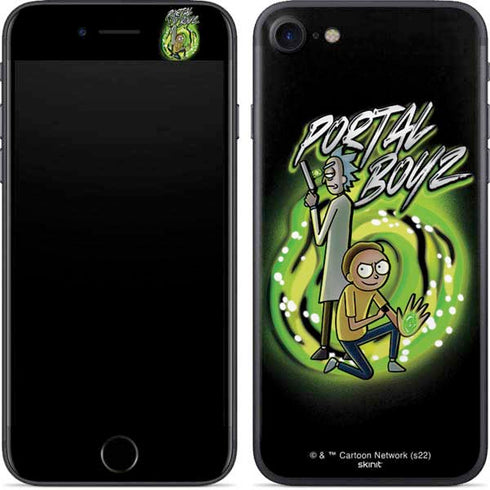 Adult Swim Rick and Morty Portal Boyz iPhone SE (2nd & 3rd Gen) Skin