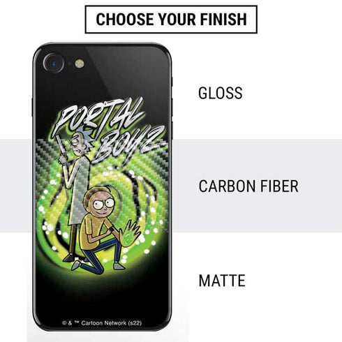 Adult Swim Rick and Morty Portal Boyz iPhone SE (2nd & 3rd Gen) Skin