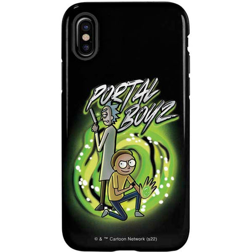 Adult Swim Rick and Morty Portal Boyz iPhone X Pro Case