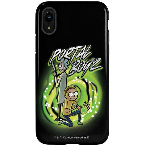 Adult Swim Rick and Morty Portal Boyz iPhone XR Pro Case