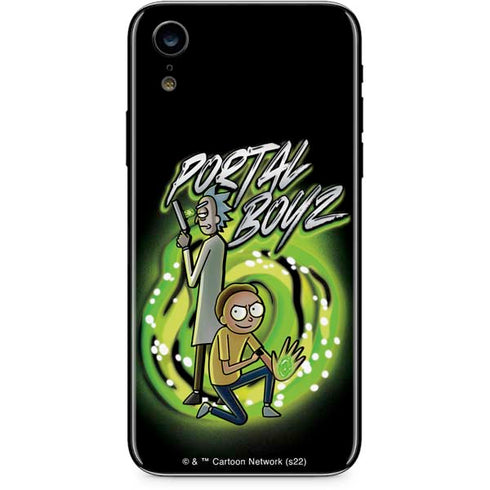 Adult Swim Rick and Morty Portal Boyz iPhone XR Skin
