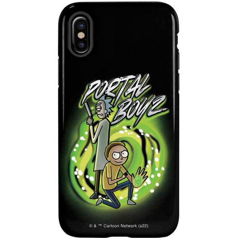 Adult Swim Rick and Morty Portal Boyz iPhone XS Pro Case