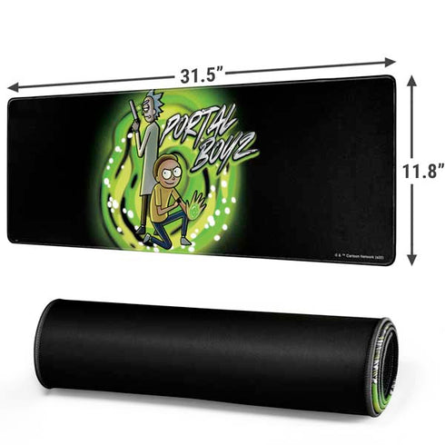 Adult Swim Rick and Morty Portal Boyz Gaming Mouse Pad