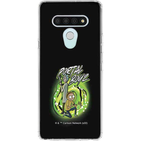 Adult Swim Rick and Morty Portal Boyz LG Stylo 6 Clear Case