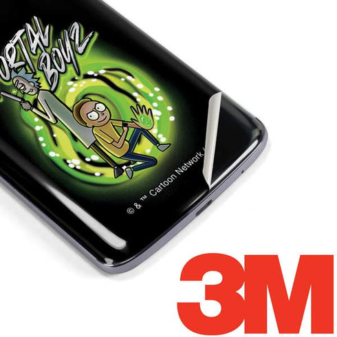 Adult Swim Rick and Morty Portal Boyz Moto E5 Plus Skin