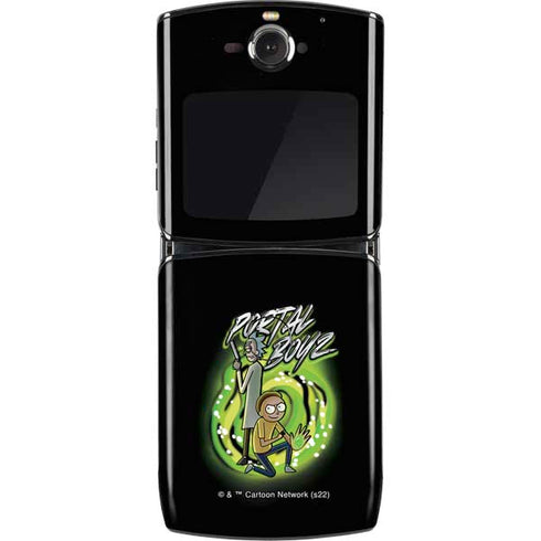 Adult Swim Rick and Morty Portal Boyz Motorola RAZR Skin