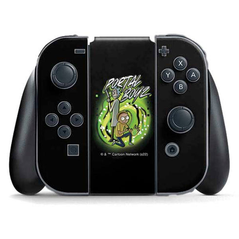 Adult Swim Rick and Morty Portal Boyz Nintendo Switch (2017-2021) Joy-Con Controller Skin
