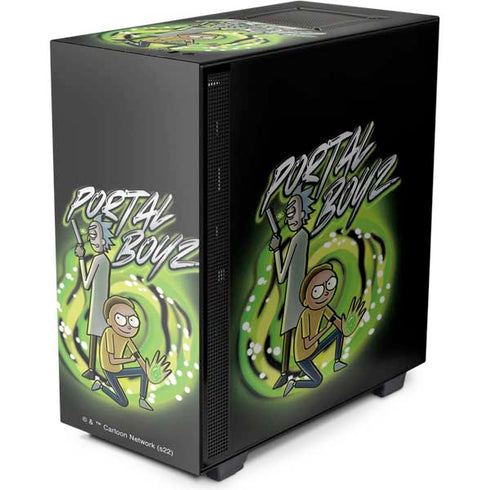 Adult Swim Rick and Morty Portal Boyz NZXT H510 Compact ATX Mid-Tower Case Skin