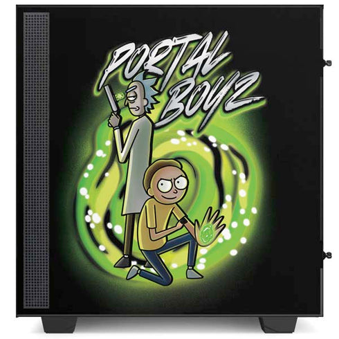 Adult Swim Rick and Morty Portal Boyz NZXT H510 Compact ATX Mid-Tower Case Skin
