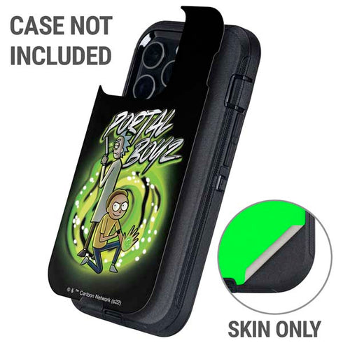 Adult Swim Rick and Morty Portal Boyz Otterbox Defender iPhone Skin