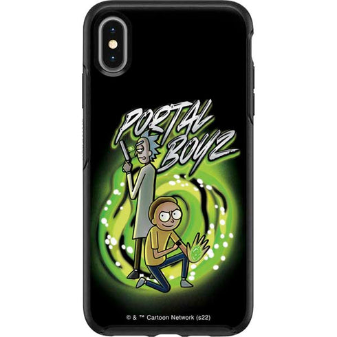 Adult Swim Rick and Morty Portal Boyz Otterbox Symmetry iPhone Skin