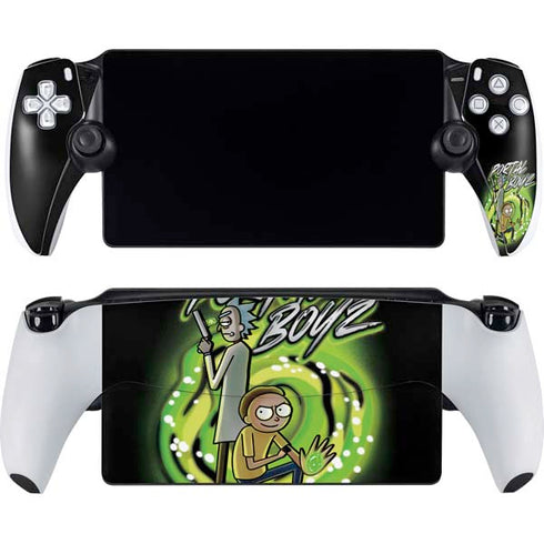Adult Swim Rick and Morty Portal Boyz PlayStation Portal Remote Player Skin