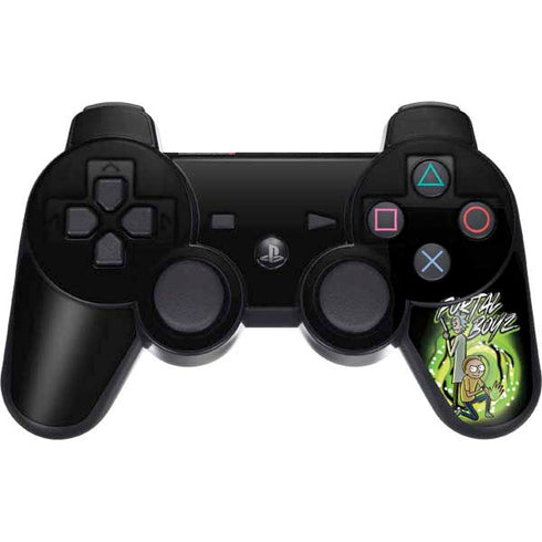 Adult Swim Rick and Morty Portal Boyz PS3 Dual Shock wireless controller Skin